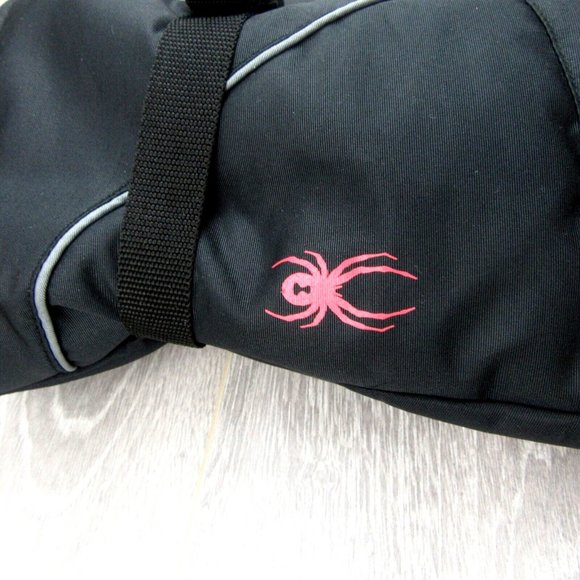 Spyder Insulated Ski Winter Snow Black Red Gloves Men's Size Large / XL NEW - Picture 3 of 11